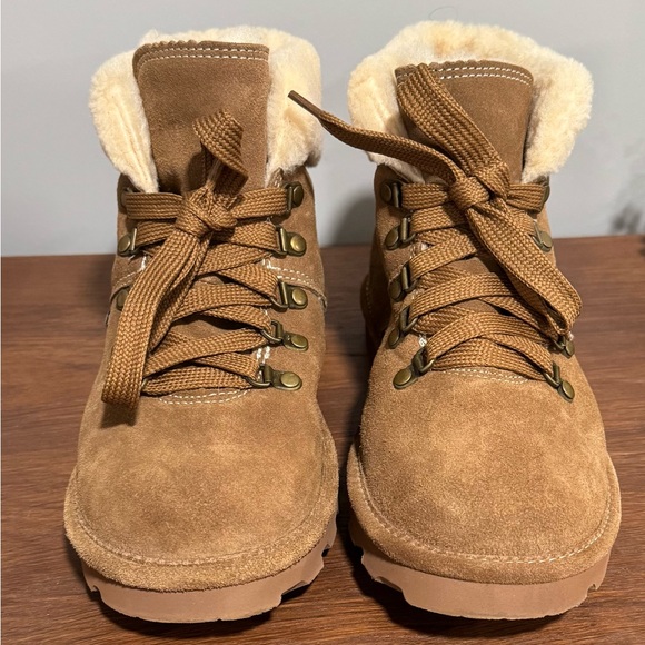 Bear Paw Brown Marta Suede Lace-Up Boots - Picture 2 of 7